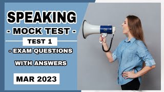 PTE SPEAKING MOCK TEST WITH ANSWERS  V2 PTE ACADEMIC  MARCH 2023 EDITION [upl. by Ydner]