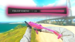 200 FOV In Warzone 30 👑 [upl. by Oiluig256]