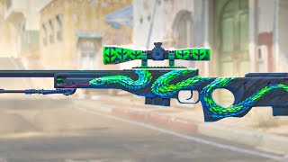 GREEN SCOPE AWP LOOK INSANE IN CS2🔥🔥 AWP ATHERIS WITH 5x IMPERIAL ESPORTS GLITTER STICKER CS2 [upl. by Mccandless]