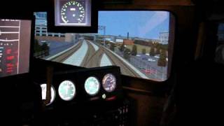 Driving a Metra train simulator part 1 [upl. by Nnayt]