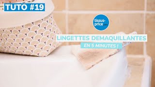 Tuto DIY  Confectionnez des lingettes démaquillantes écologiques [upl. by Alimac790]