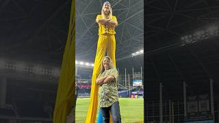 How Stilts Became a Banana savannahbananas stilts sports baseball mlb fun bananaball funny [upl. by Guimond432]