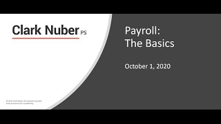 Payroll Basics [upl. by Parthen991]