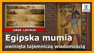 Egipska mumia owinięta tajemniczą wiadomością [upl. by Carver]