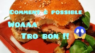 😱INCROYABLE Hamburger 🍔 pour débutants [upl. by Viridissa]