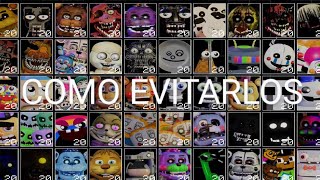 cómo evitar a los animatronicos de rejected custom nigth parte 3 [upl. by Haleigh]