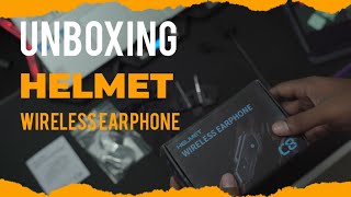 Helmet Wireless Earphone C8  FIRST TIME IN MALAYALAM [upl. by Bedwell]