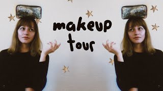 mi colección de maquillaje minimalista  MAKEUP TOUR [upl. by Barry982]