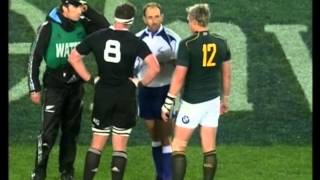 The Rugby Championship All Blacks vs Springboks Bismarck du Plessis incident [upl. by Arytahs]