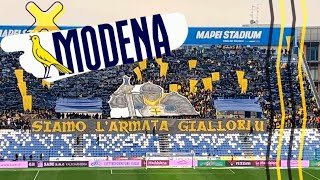 Siamo larmata gialloblu  Coro ultras Modena  Coreografia Derby [upl. by Fan]