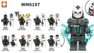 KAIJU NO 8 LEAKED  LEGO UNOFFICIAL MINIFIGURES  WM6197 kaiju lego kaijuno8anime anime toys [upl. by Lohcin]