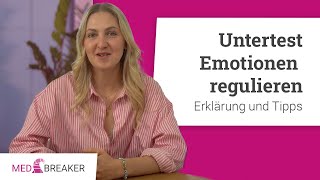 MedATUntertest  Emotionen regulieren  Erklärung Strategie und Tipps [upl. by Irb]