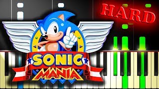 SONIC MANIA OPENING THEME  Piano Tutorial [upl. by Ellary]