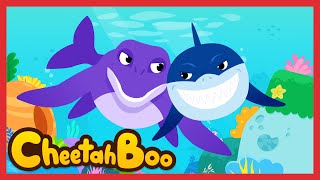 NEW❗ 💥Megalodon VS Mosasaurus💥  Dinosaur for kids  Nursery rhymes  Kids song  Cheetahboo [upl. by Atnohsal571]