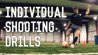 How To Improve Shooting  Individual Shooting Drills For Footballers Soccer Players [upl. by Eile862]