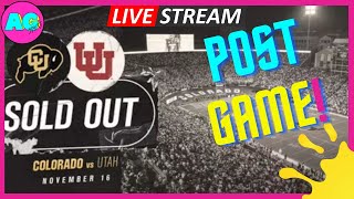 Colorado Post Game Reaction Utah Alpine Garage Sports is live [upl. by Ahsinauj]