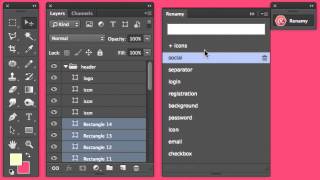 Renamy Photoshop Plugin [upl. by Htebazileharas]