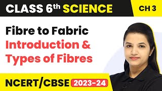 Class 6 Science Chapter 3  Fibre to Fabric  Introduction and Types of Fibres [upl. by Eiramit]