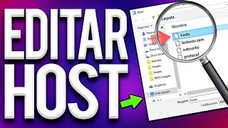 Como Modificar El Archivo HOST En Windows 10 ✅ [upl. by Nosinned]