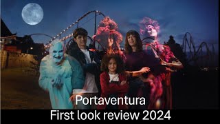 Halloween at Portaventura 2024  First Look review [upl. by Lidstone]