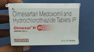 Olmesar H 40 Tablet  Olmesartan Medoxomil and Hydrochlorothiazide Tablet  Olmesar H 40mg Tablet [upl. by Siryt]