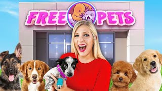 I Opened a FREE Pet Store [upl. by Ilojna]