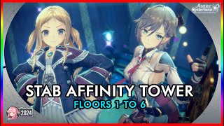 Stab Affinity Tower Floors 1 to 6  Atelier Resleriana [upl. by Astraea321]