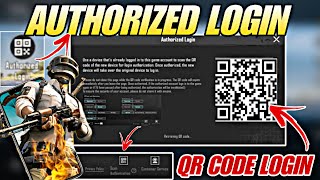 AUTHORIZES LOGIN PUBG MOBILE  HOW TO LOGIN QR CODE PUBG MOBILE  SCAN AUTHORIZED PUBG [upl. by Kemppe]