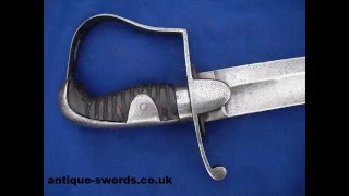 British 1796 pattern light cavalry sabre [upl. by Craw]