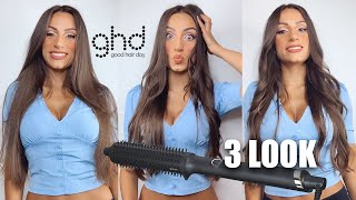 ONDE MORBIDE E LISCIO VOLUMINOSO CON LA NUOVA GHD RISE ItsNora [upl. by Aerdnas]