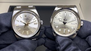 Tudor Black Bay 36 vs Rolex Oyster Perpetual [upl. by Aiela900]