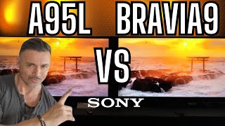 SONY BRAVIA 9 VS A95L QDOLED Sibling TV Battle [upl. by Alphonsine716]