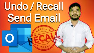 How to Recall Email in Outlook  How to Undo Email in Outlook [upl. by Renruojos65]