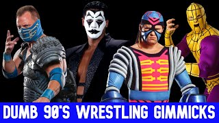 10 Dumbest 90s Wrestling Gimmicks In WWE and WCW [upl. by Sined]