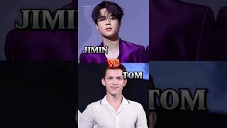 Jimin Vs Tom Holland ✅shorts viralshorts kpop bts jimin tomholland shortsfeed trending fyp [upl. by Alleinnad]