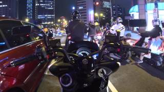 YAMAHA SMAX 2015年式市區騎乘（夜間） [upl. by Decima218]