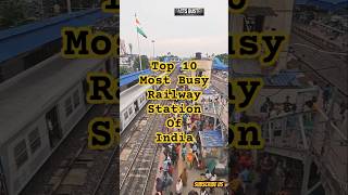 Top 10 Most Busy Indian Railway Stations india railway delhi howrah patna ai kolkata train [upl. by Sirad723]