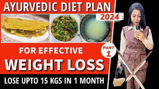 Ayurvedic Diet Plan For Fast Weight Loss  Fat Loss  Ayurveda Healthy Morning Routine  Fat to Fab [upl. by Ermeena993]