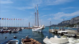 real vlog 4k Lake of Garda  City of Garda 2024  Italy [upl. by Odla]