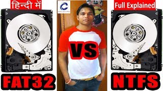 FAT32 vs NTFS File System Part 1  What is File System FAT32 amp NTFS in Hindi   Computer Hardware [upl. by Adilem622]