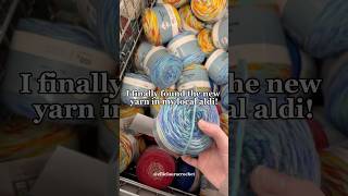 New aldi yarn UK 😎🧶 yarn aldi uk england crochet knitting knit crocheter handmade [upl. by Parry]