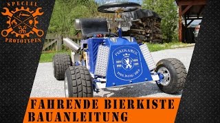 Fahrende Bierkiste  3D Planung  Bauanleitung  Testfahrt [upl. by Gaw]