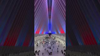 The Oculus is lit in honor of Veteran’s Day tonight veteransday [upl. by Anaibaf]