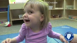 Child with Joubert Syndrome making real progress thanks to Crusade [upl. by Orutra]