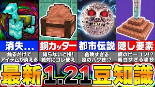 【マイクラ】知らないとヤバい121アプデの最新豆知識＆バグ裏技 まとめ【一気見】【まいくら・マインクラフト】 [upl. by Joh]