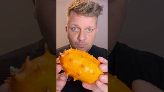 Kiwano ogórek afrykański 😁 test testing shorts food polska tester [upl. by Buine]