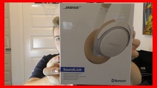 Unboxing Bose SoundLink Around Ear Wireless Headphones II [upl. by Nueoht]