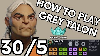 Deadlock Grey Talon 305  How To Play Grey Talon  Top Rank Pro Gameplay Full Match  Build Thumb [upl. by Eirek]