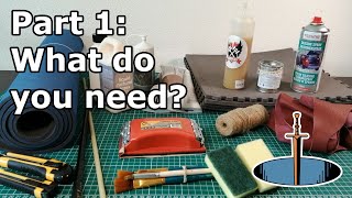 Making Cheap LARP Weapons PART 1 What do you need [upl. by Beck]