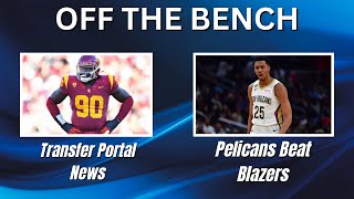 OTB  LSU Transfer Portal Targets  Pelicans Beat Blazers  Saints Mock Draft [upl. by Espy]